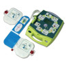 Defibrylator AED Plus z torbą transportową, bateriami i szafką metalową